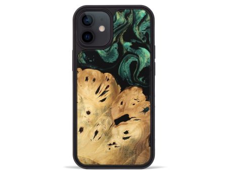 iPhone 12 mini Wood Phone Case - Jolie (Green, 746054) Hot on Sale