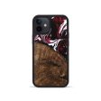 iPhone 12 mini Wood Phone Case - Charles (Red, 746146) Online Sale