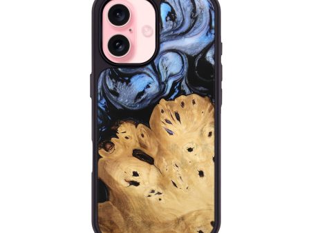 iPhone 16 Wood Phone Case - Lamont (Blue, 746180) Online