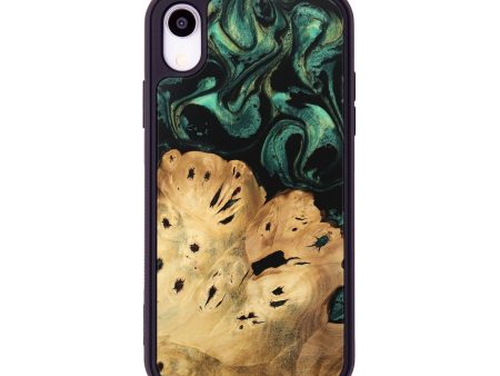 iPhone Xr Wood Phone Case - Jolie (Green, 746054) Online