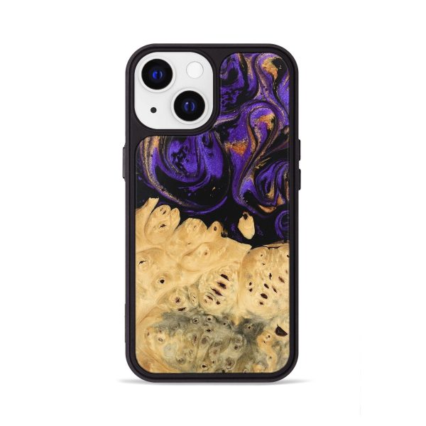 iPhone 13 Wood Phone Case - Marjory (Purple, 746103) Supply