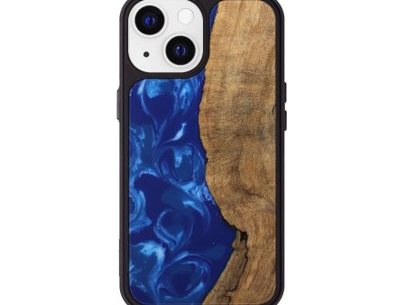 iPhone 13 Wood Phone Case - Toni (Blue, 745972) Online