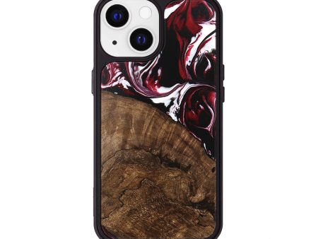 iPhone 13 Wood Phone Case - Charles (Red, 746146) Supply