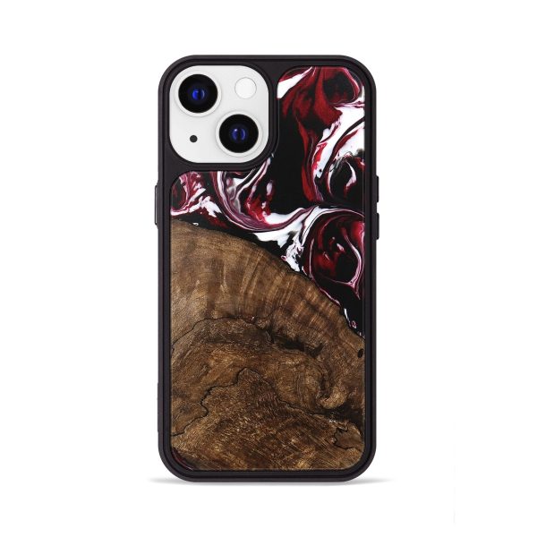 iPhone 13 Wood Phone Case - Charles (Red, 746146) Supply