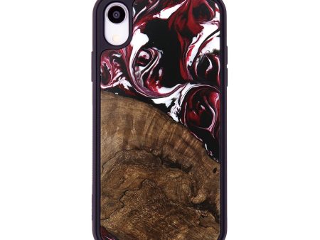 iPhone Xr Wood Phone Case - Charles (Red, 746146) on Sale