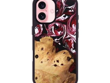 iPhone 16 Wood Phone Case - Karyn (Red, 746135) Online