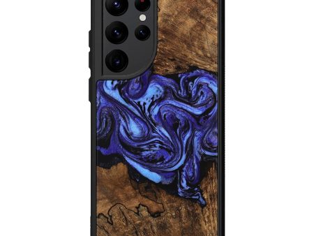 Galaxy S22 Ultra Wood Phone Case - Anton (Purple, 746367) Fashion