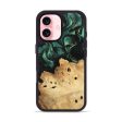 iPhone 16 Wood Phone Case - Zack (Green, 746068) Fashion