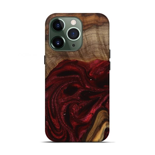 iPhone 13 Pro Wood Live Edge Phone Case - Goldie (Red, 746032) Sale