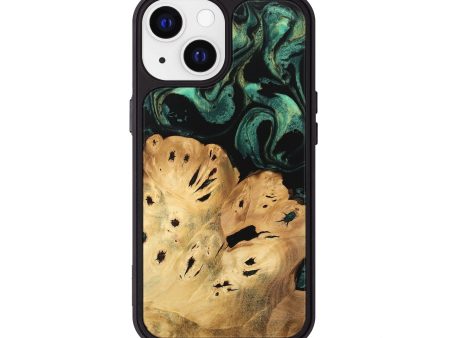 iPhone 13 Wood Phone Case - Jolie (Green, 746054) For Sale