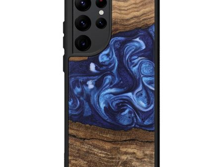 Galaxy S22 Ultra Wood Phone Case - King (Blue, 746253) Discount