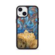 iPhone 13 Wood Phone Case - Jazmyn (Teal & Gold, 746071) For Cheap