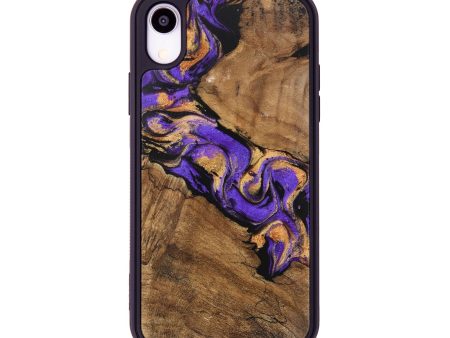 iPhone Xr Wood Phone Case - Irene (Purple, 746087) Sale