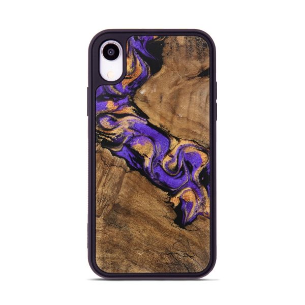 iPhone Xr Wood Phone Case - Irene (Purple, 746087) Sale