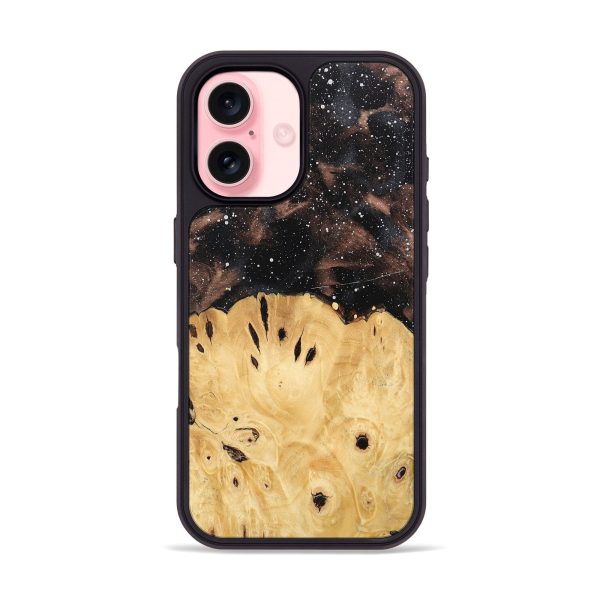 iPhone 16 Wood Phone Case - Merrily (Cosmos, 746060) Supply