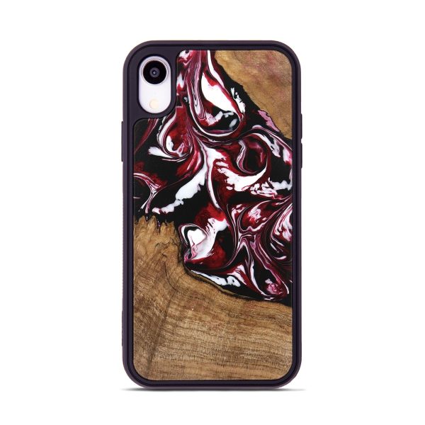 iPhone Xr Wood Phone Case - Emerald (Red, 746160) For Sale