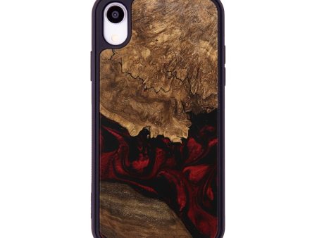 iPhone Xr Wood Phone Case - Felix (Red, 746221) Online now