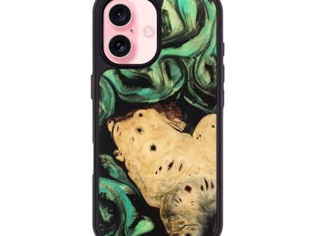 iPhone 16 Wood Phone Case - Harmoni (Green, 746208) For Discount