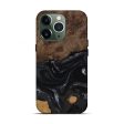 iPhone 13 Pro Wood Live Edge Phone Case - Alani (Black & White, 746027) Discount