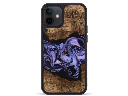 iPhone 12 mini Wood Phone Case - Ford (Purple, 746098) on Sale