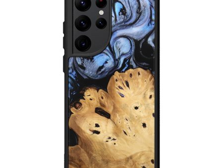 Galaxy S22 Ultra Wood Phone Case - Lamont (Blue, 746180) Supply