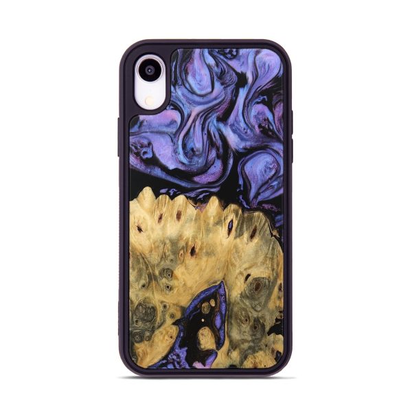 iPhone Xr Wood Phone Case - Rayden (Purple, 746205) Fashion