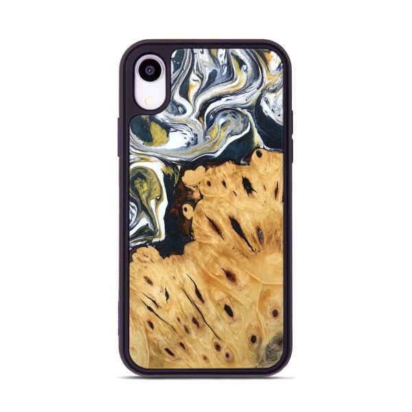 iPhone Xr Wood Phone Case - Johnson (Black & White, 746105) For Discount