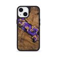 iPhone 13 Wood Phone Case - Irene (Purple, 746087) For Discount