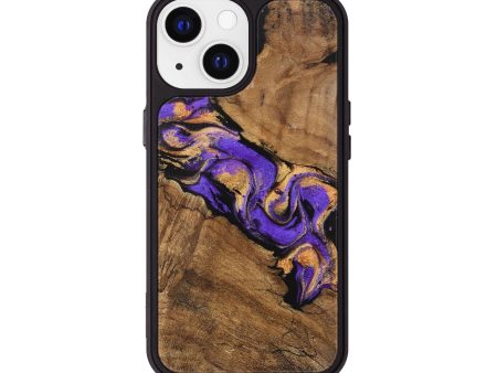 iPhone 13 Wood Phone Case - Irene (Purple, 746087) For Discount