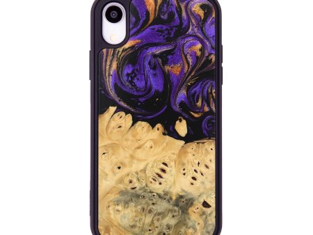 iPhone Xr Wood Phone Case - Marjory (Purple, 746103) Online