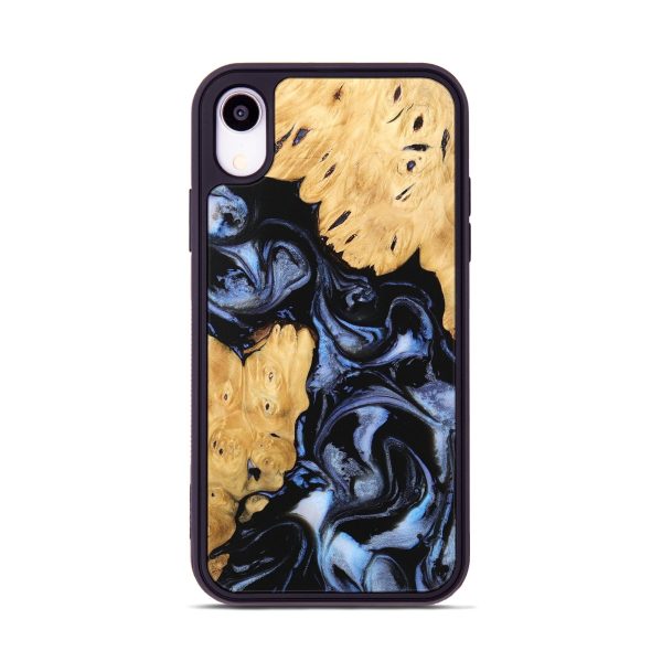 iPhone Xr Wood Phone Case - Kashton (Blue, 746151) Discount