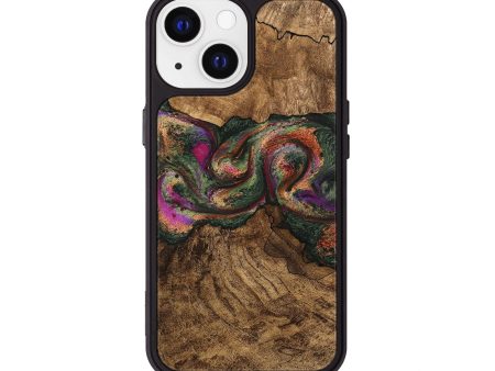 iPhone 13 Wood Phone Case - Orin (Green, 746326) Hot on Sale