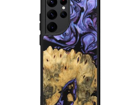 Galaxy S22 Ultra Wood Phone Case - Rayden (Purple, 746205) Cheap