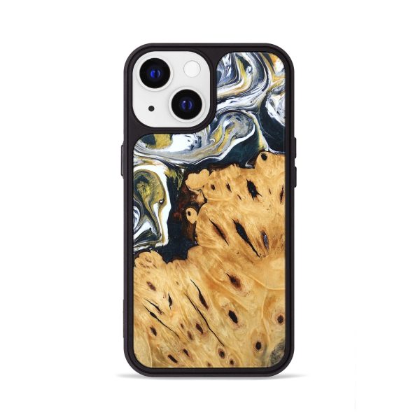 iPhone 13 Wood Phone Case - Johnson (Black & White, 746105) Cheap