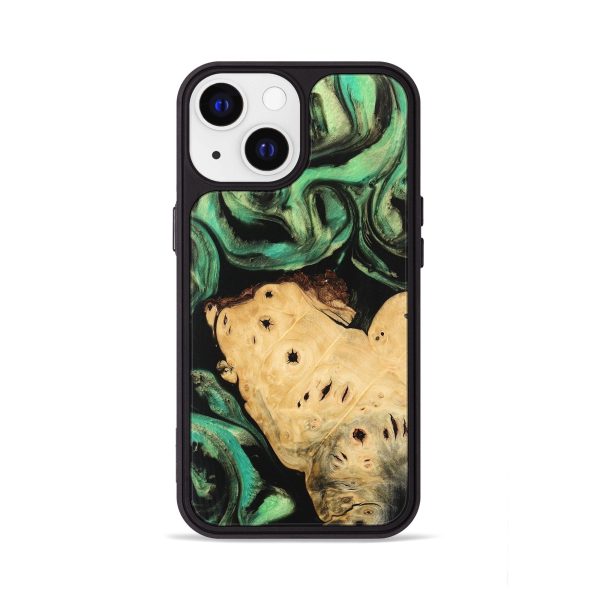 iPhone 13 Wood Phone Case - Harmoni (Green, 746208) Cheap