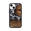 iPhone 13 Wood Phone Case - Messiah (Black & White, 746137) For Discount