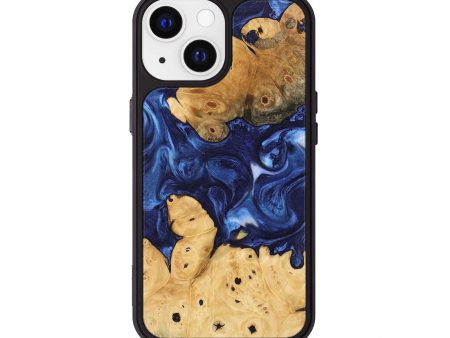 iPhone 13 Wood Phone Case - Sharen (Blue, 746156) Discount