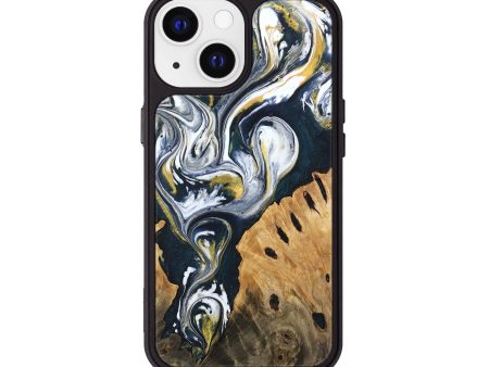 iPhone 13 Wood Phone Case - Ethyl (Black & White, 746099) Sale