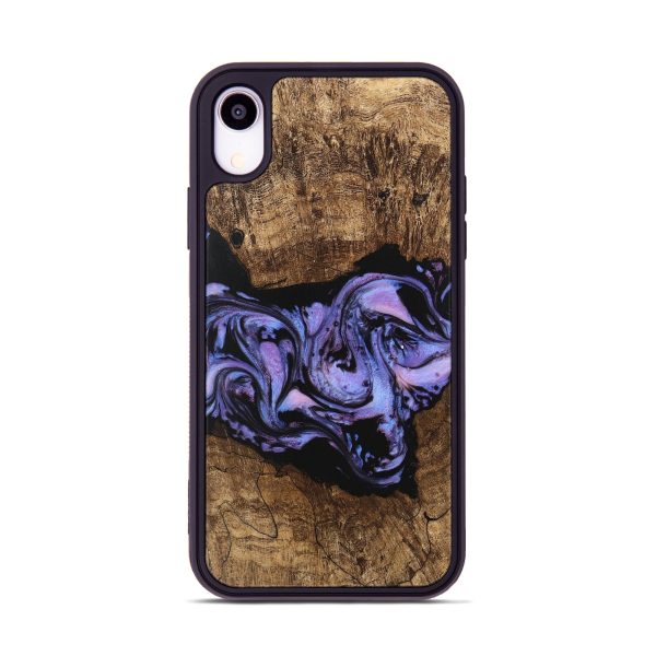 iPhone Xr Wood Phone Case - Ford (Purple, 746098) Online Sale