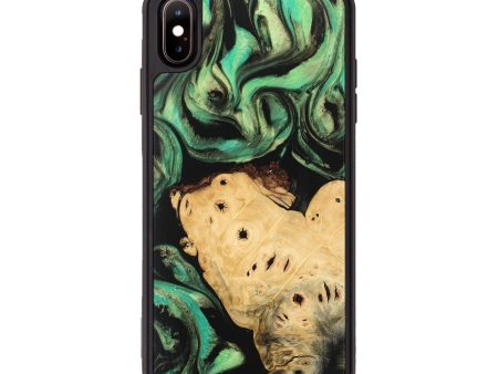 iPhone Xs Max Wood Phone Case - Harmoni (Green, 746208) Hot on Sale