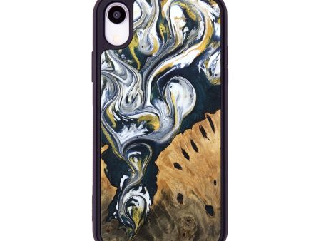 iPhone Xr Wood Phone Case - Ethyl (Black & White, 746099) Online