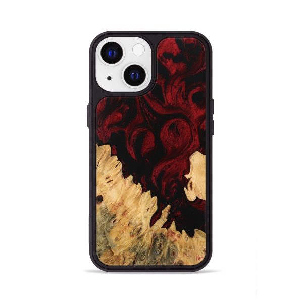 iPhone 13 Wood Phone Case - Pedro (Red, 746136) Online now