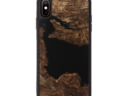 iPhone Xs Max Wood Phone Case - Aditya (Wood Burl, 746179) For Sale