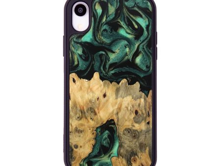 iPhone Xr Wood Phone Case - Koen (Green, 746052) For Discount