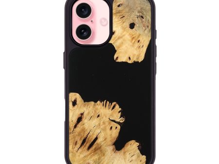 iPhone 16 Wood Phone Case - Iva (Wood Burl, 746125) Hot on Sale