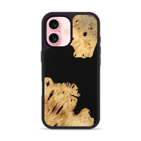 iPhone 16 Wood Phone Case - Iva (Wood Burl, 746125) Hot on Sale