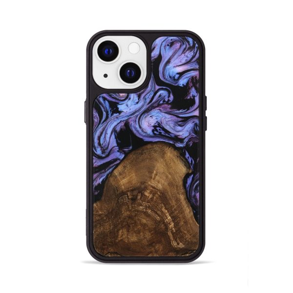 iPhone 13 Wood Phone Case - Lorelai (Purple, 746204) For Sale