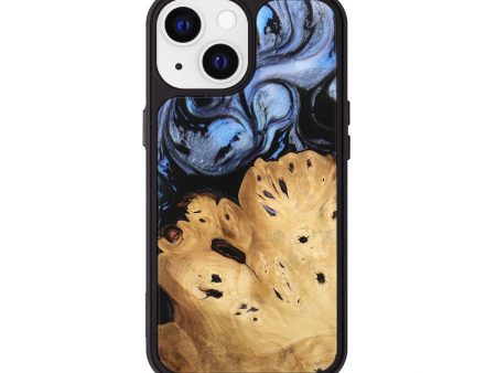 iPhone 13 Wood Phone Case - Lamont (Blue, 746180) Supply