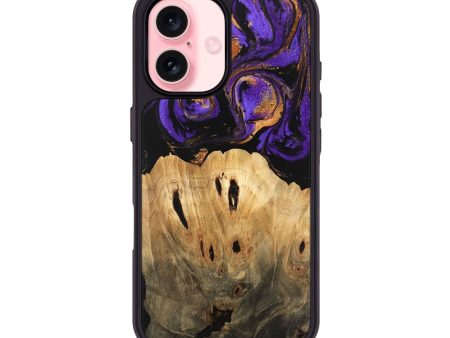 iPhone 16 Wood Phone Case - Kesha (Purple, 746086) Cheap