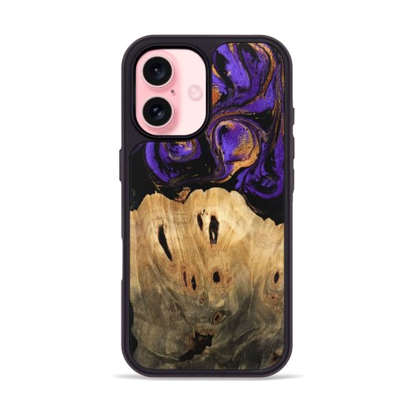 iPhone 16 Wood Phone Case - Kesha (Purple, 746086) Cheap